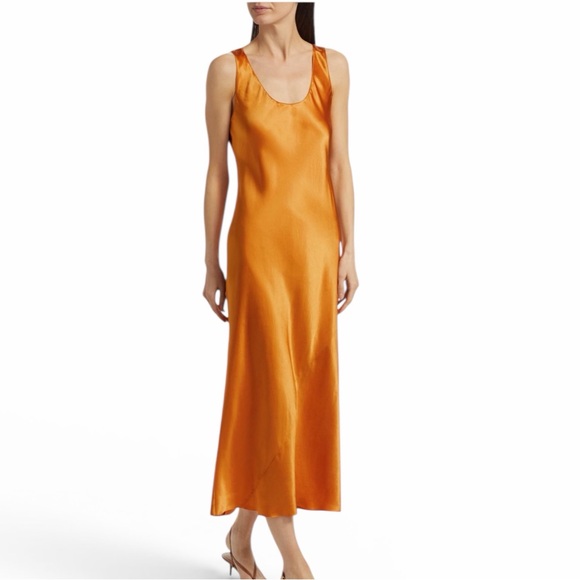 Vince Dresses & Skirts - Vince Bias Tank Slip Dress in Marigold Color